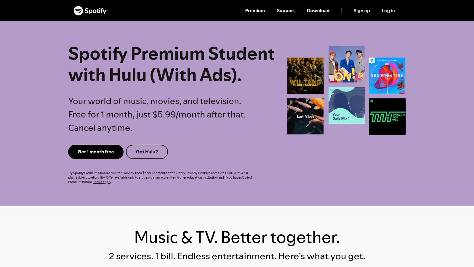 Spotify Premium Student