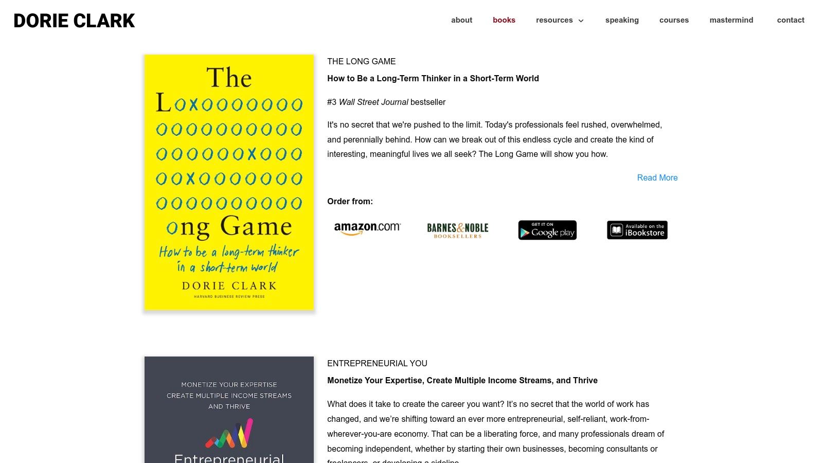 Reinventing You: Define Your Brand, Imagine Your Future by Dorie Clark