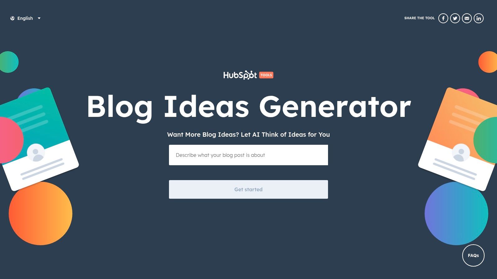 HubSpot Professional Bio Generator