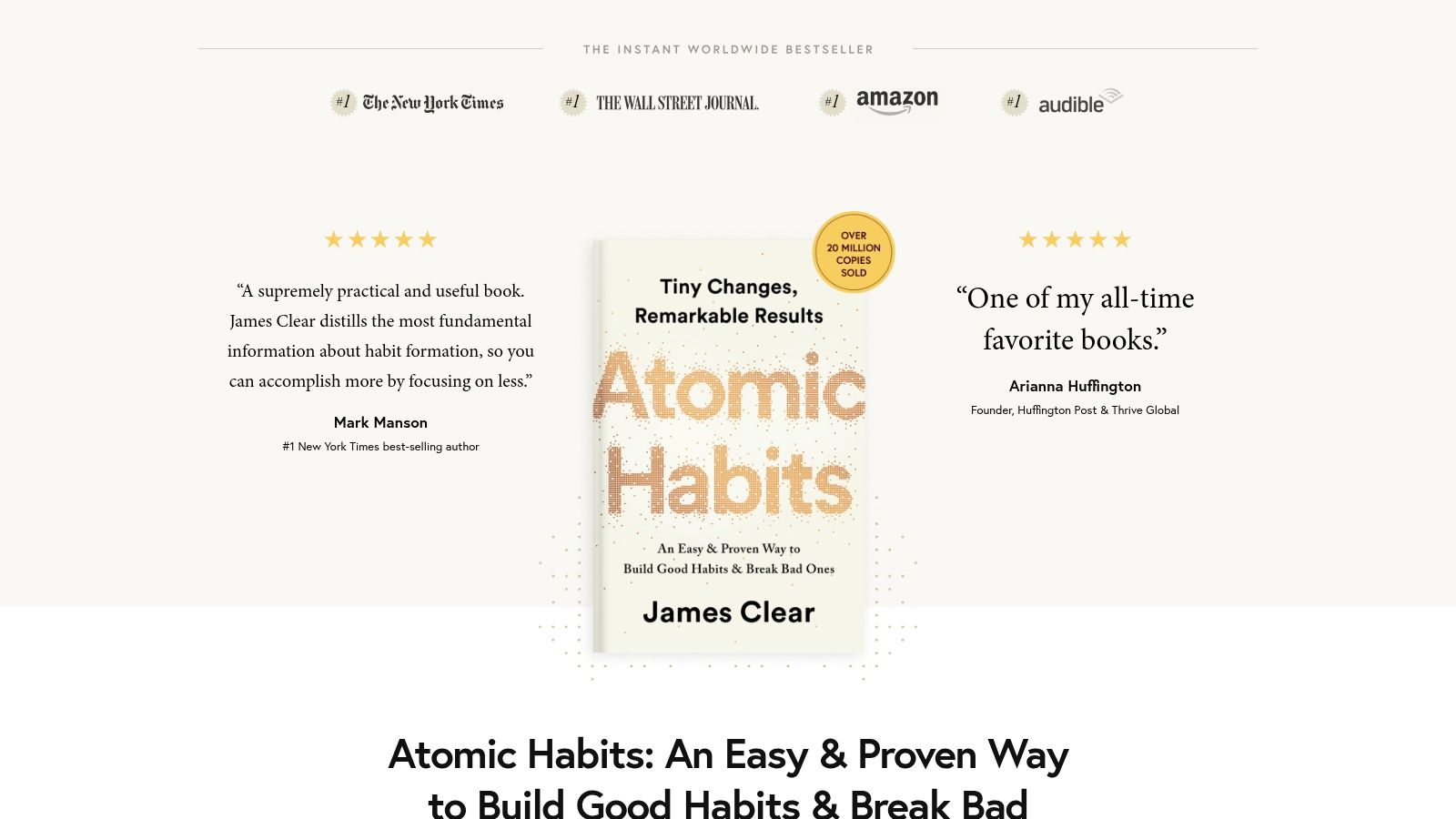 Atomic Habits by James Clear