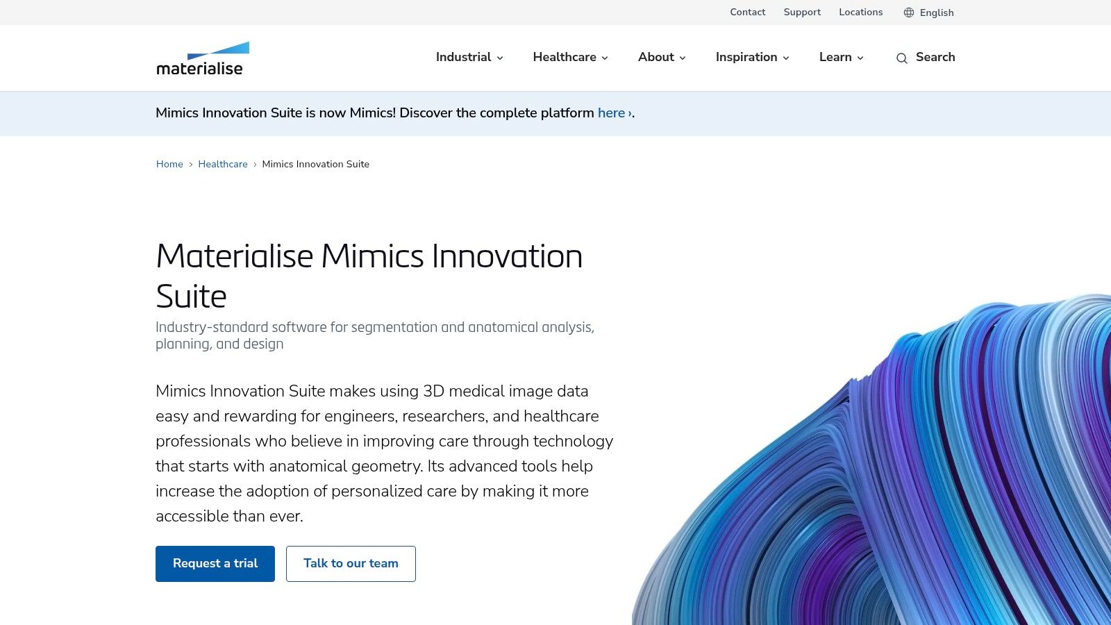 Materialise Mimics 3D Printed Brain Models