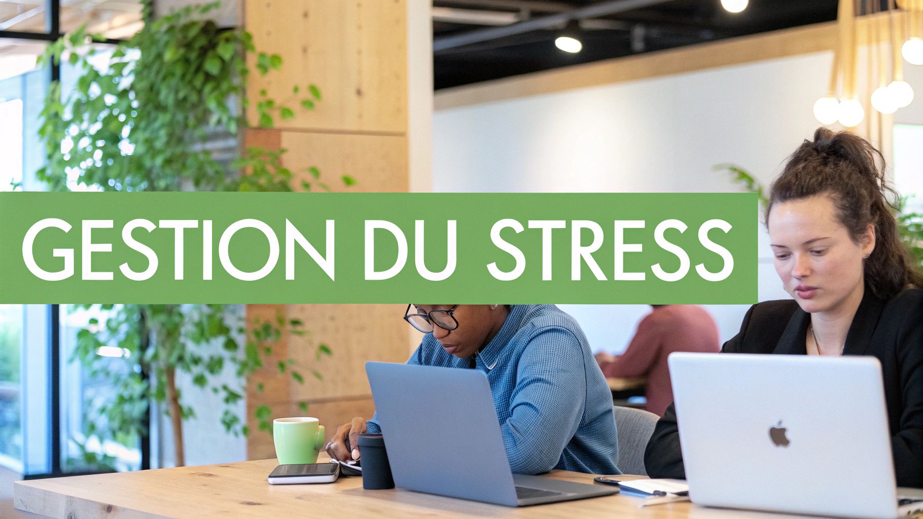 Illustration représentant une personne seule et isolée, symbolisant la détresse psychologique au travail.