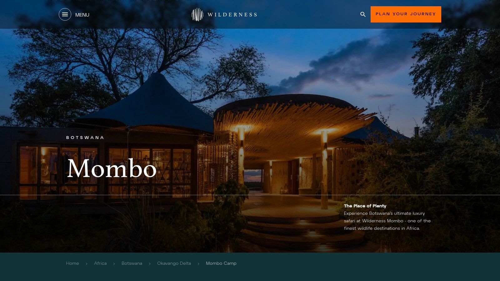 Mombo Camp