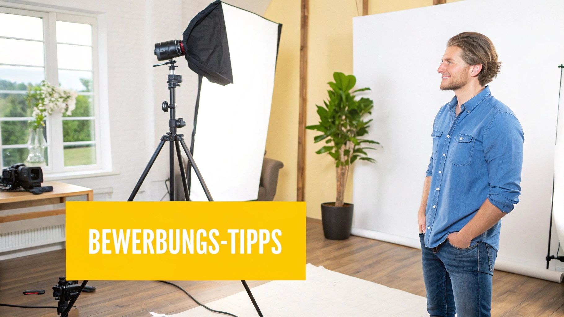 KI-generiertes Bewerbungsfoto
