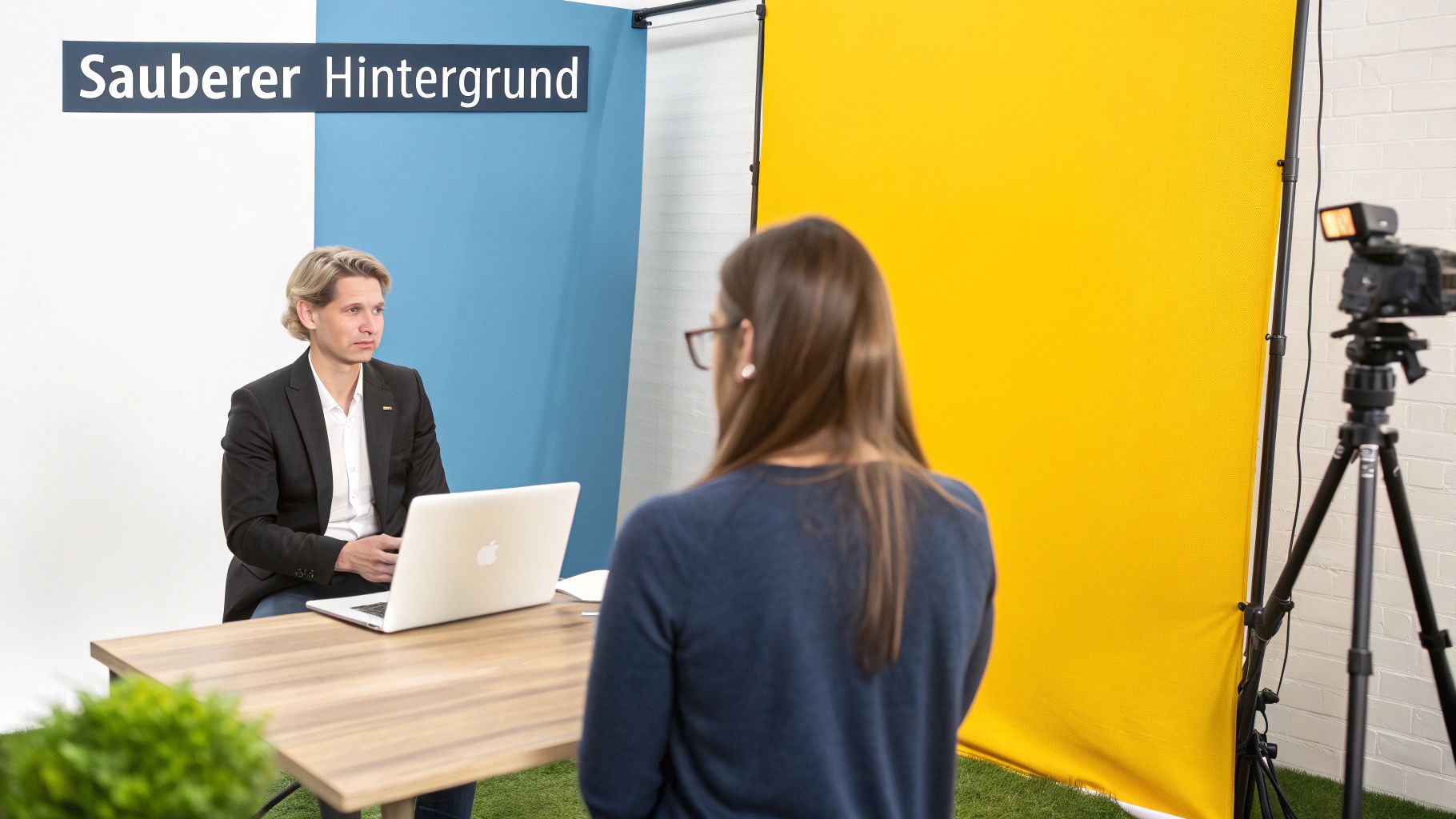 Lichtgestaltung für Business-Fotos