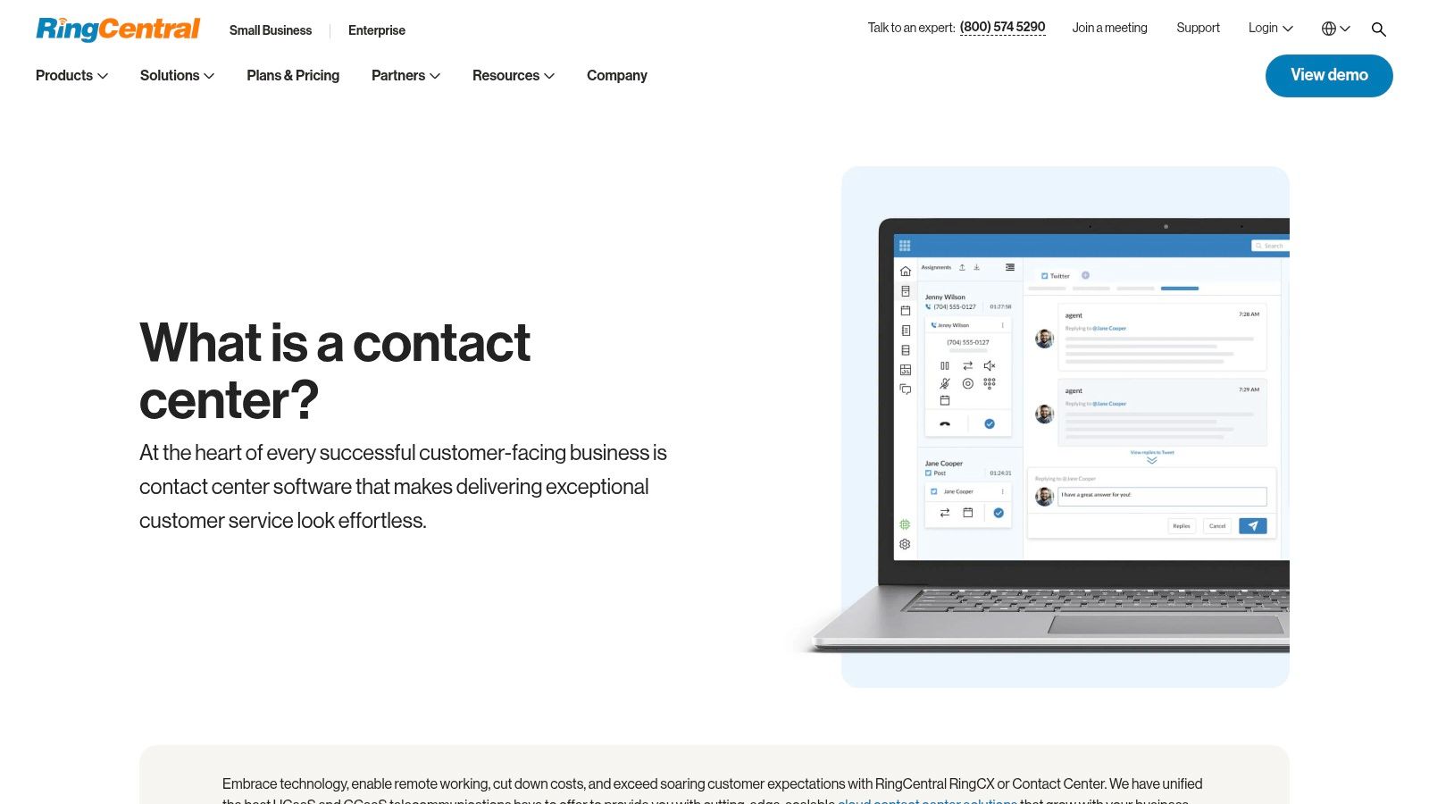 RingCentral Contact Center