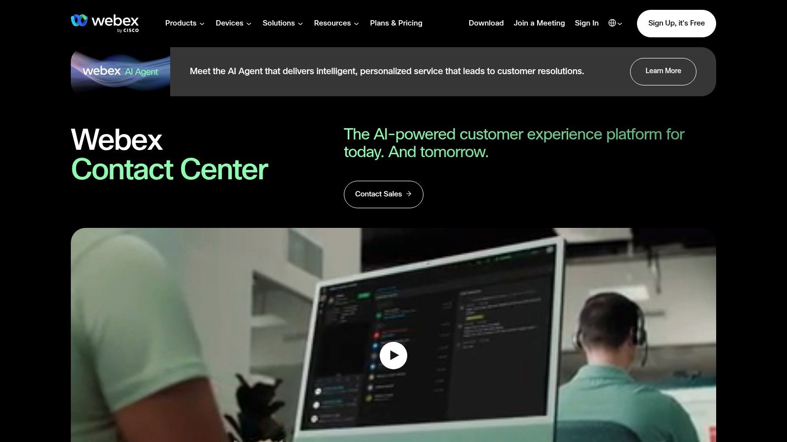 Cisco Webex Contact Center