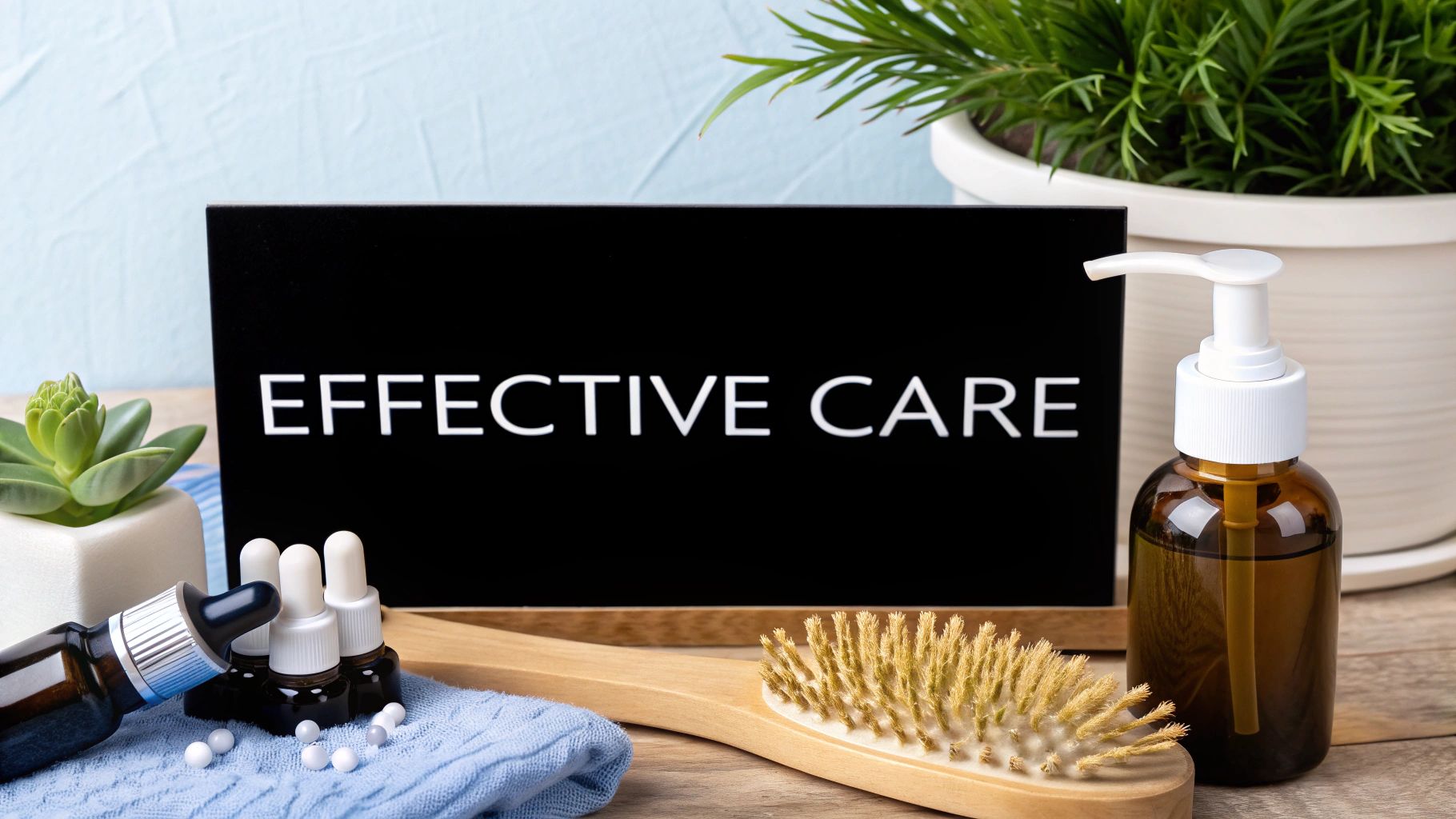 Diffuse hair thinning across the scalp