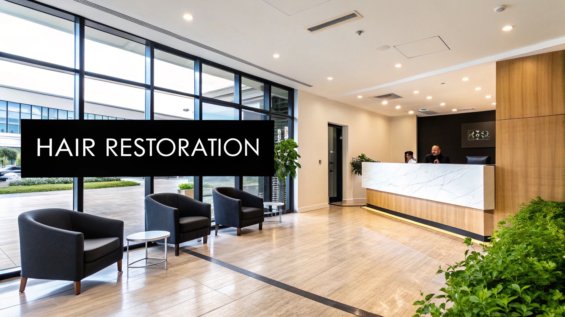 An image showcasing a man with thick, healthy hair.