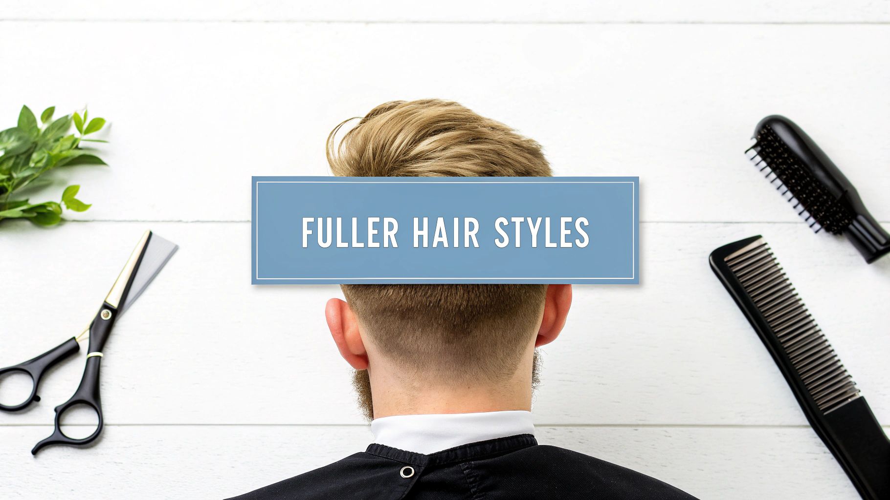 A man washing his hair