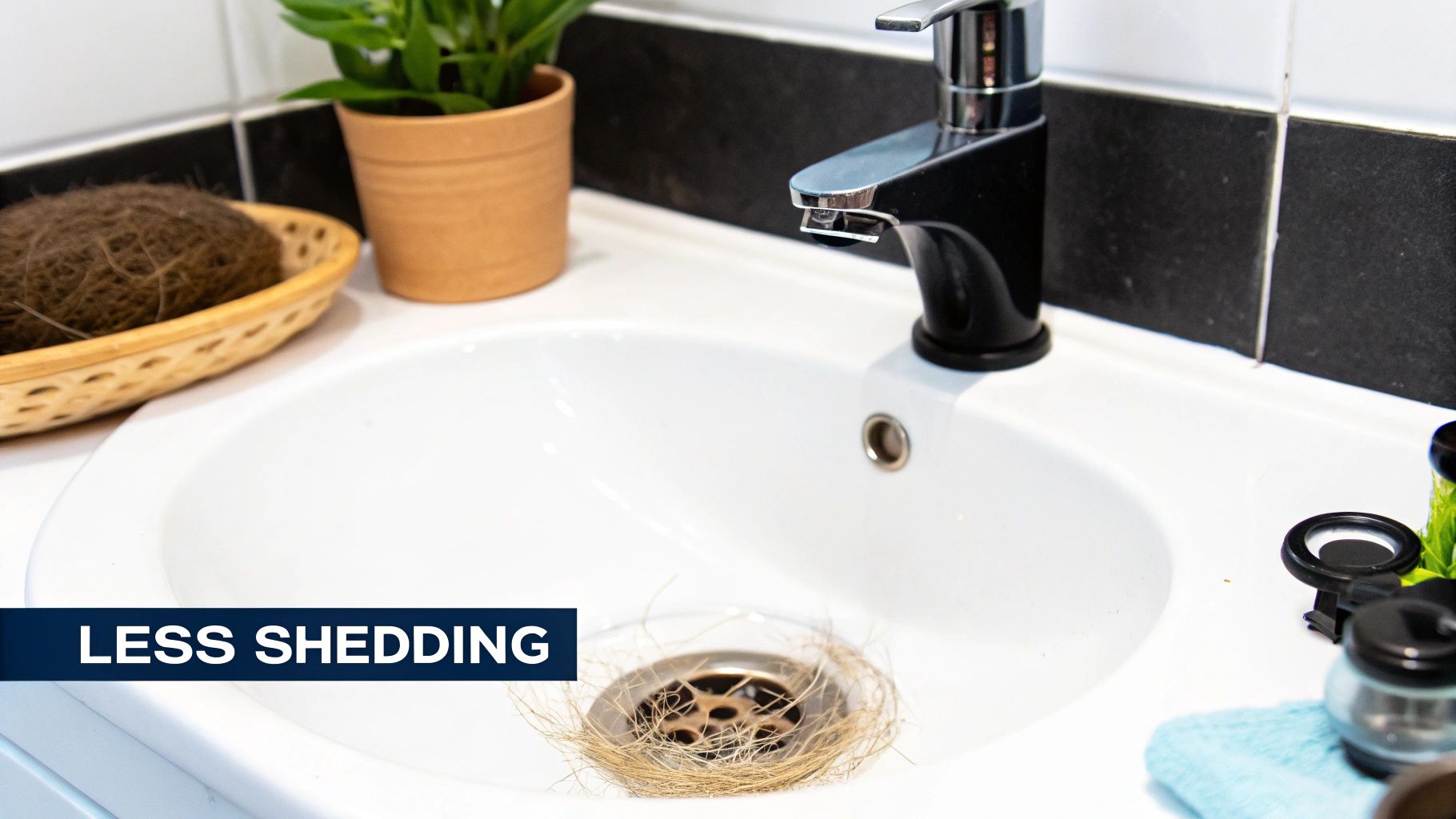 Reduced Hair Shedding