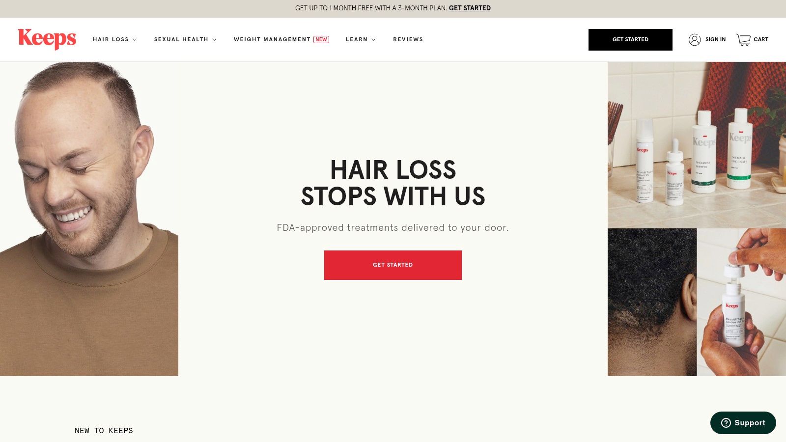 Keeps Thickening Shampoo and Conditioner