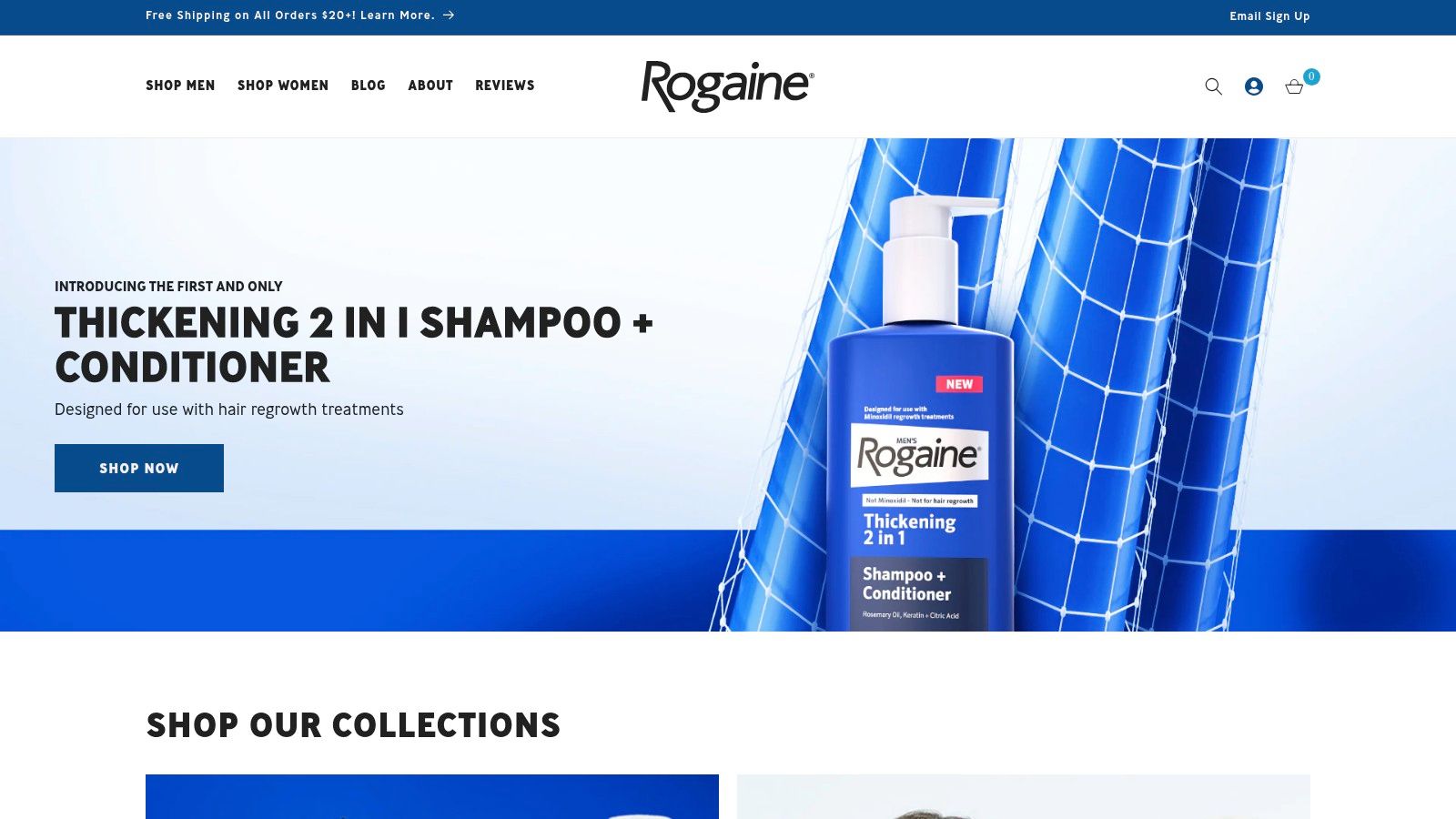 Rogaine 5% Minoxidil Topical Solution