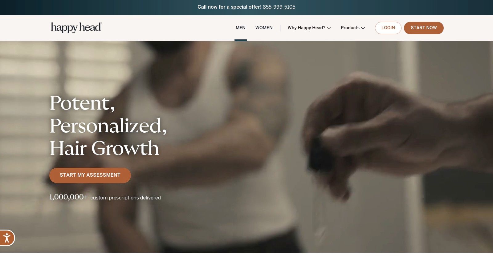 Happy Head Custom Minoxidil Formula