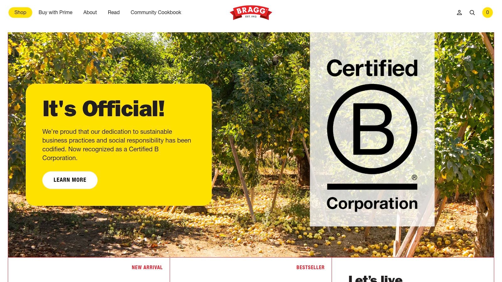 Bragg Organic Extra Virgin Olive Oil