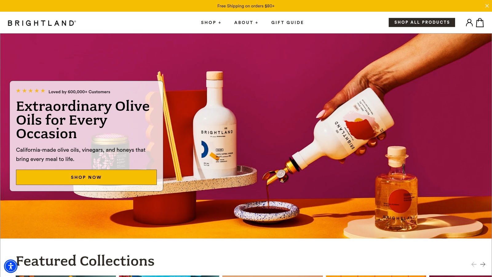 Brightland The Duo Olive Oil Set