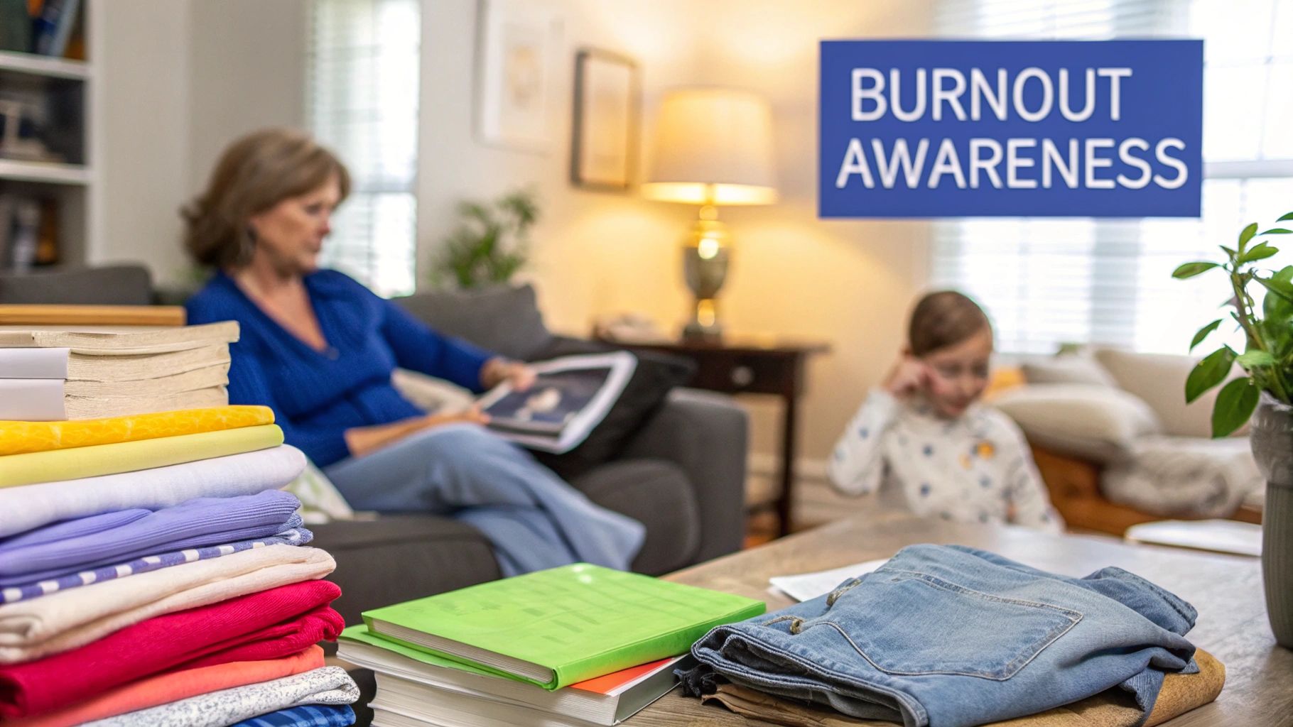 Caregiver experiencing burnout symptoms