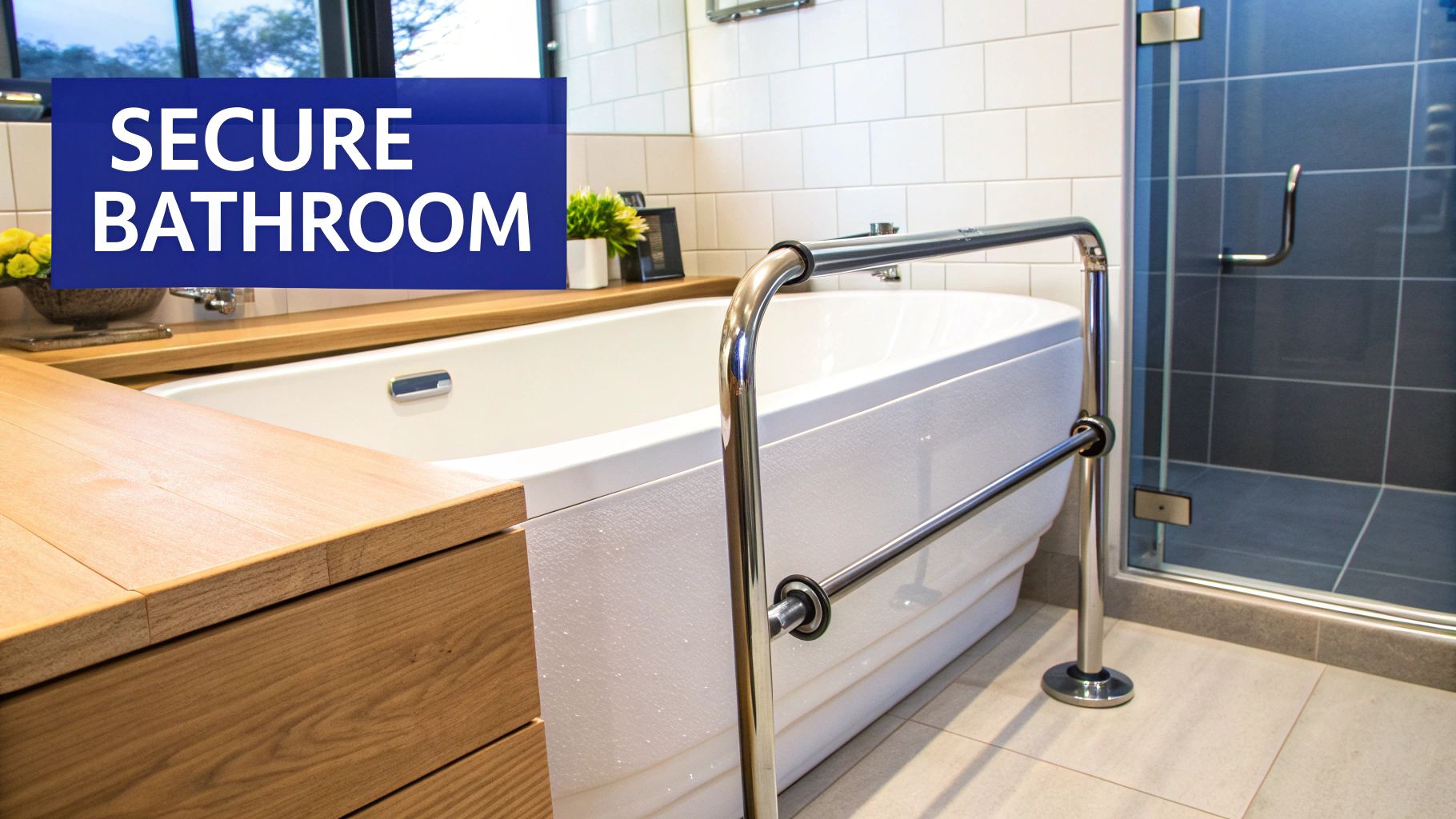 Bathroom Grab Bars Installation