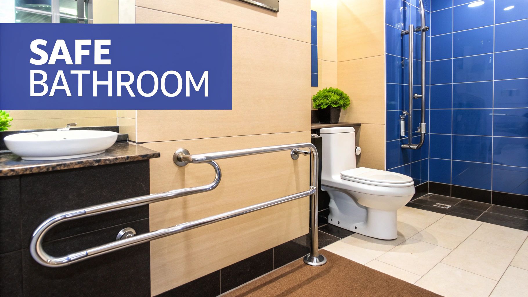 Bathroom Grab Bars and Safety Rails