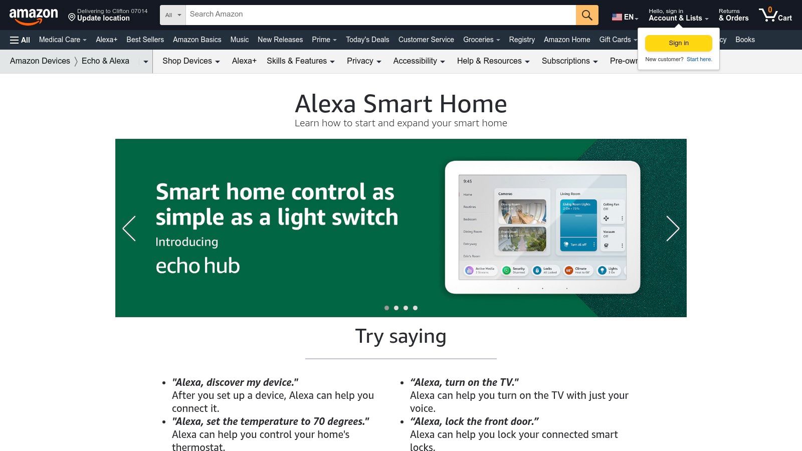Smart Home Systems by Amazon Echo/Alexa