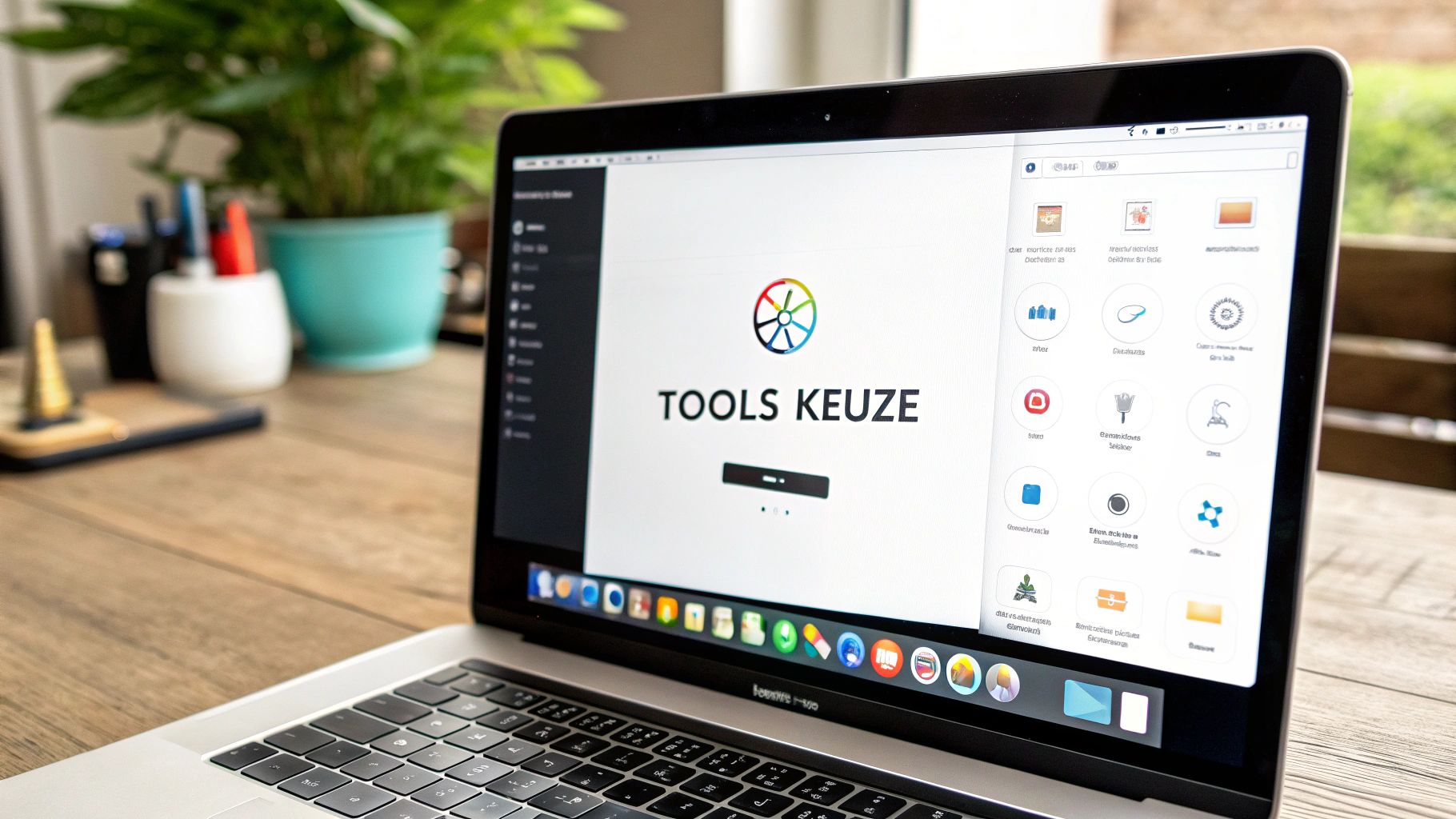 Een afbeelding van programma's op een computer
