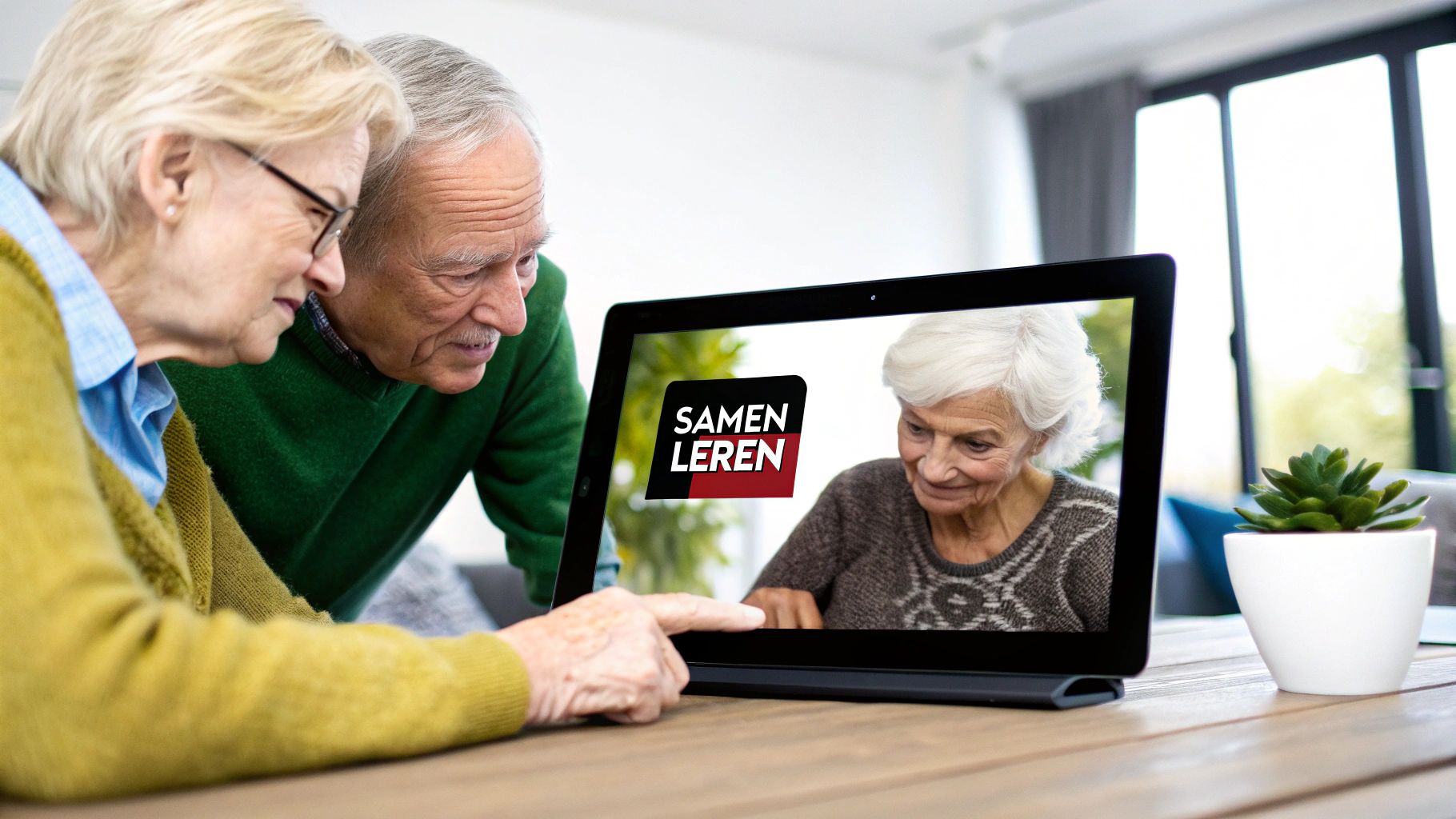  Senioren leren computervaardigheden