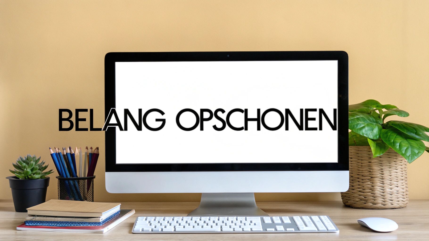 Een afbeelding van een computer die wordt opgeschoond