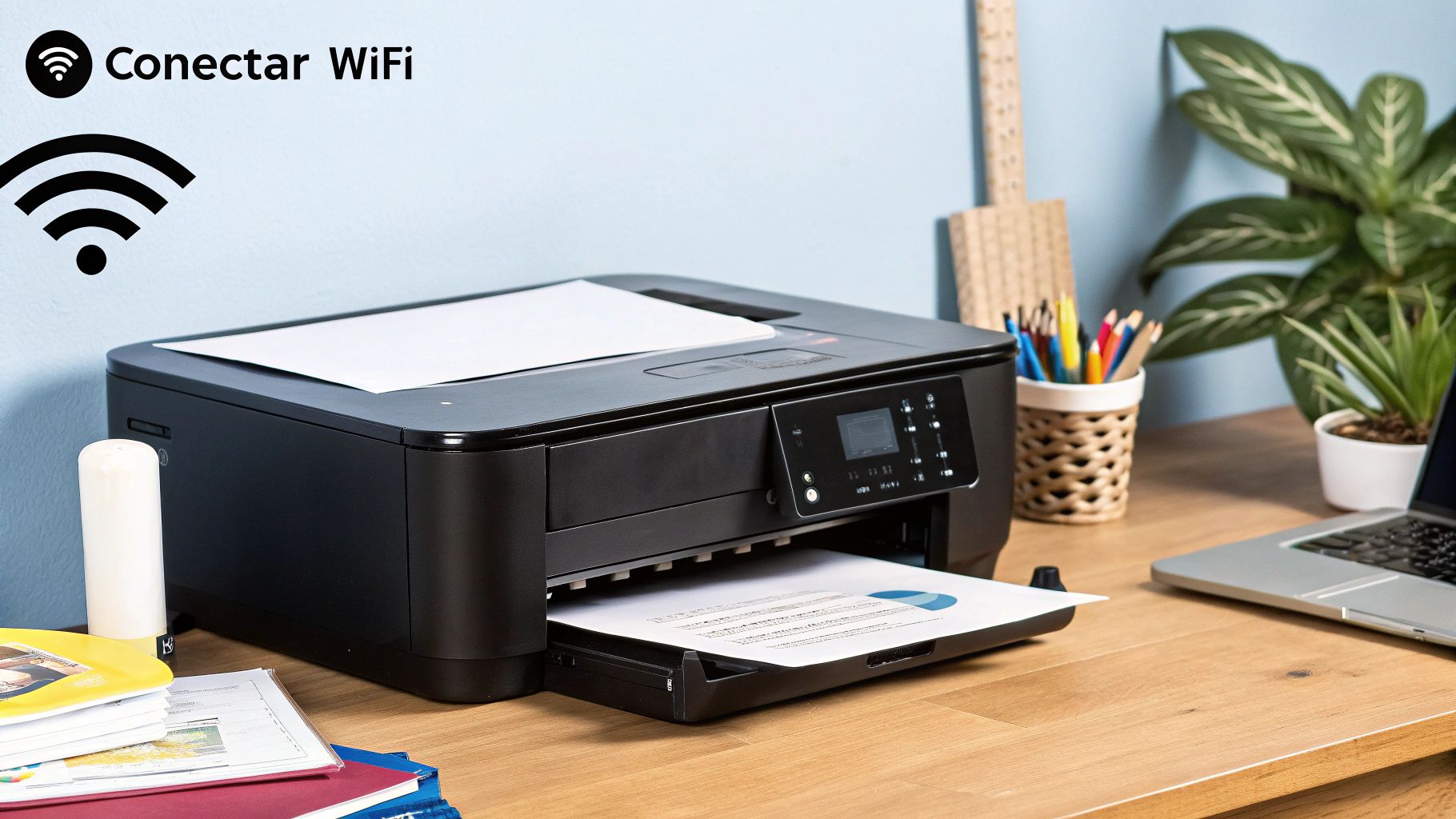 Preparación para configurar una impresora wifi