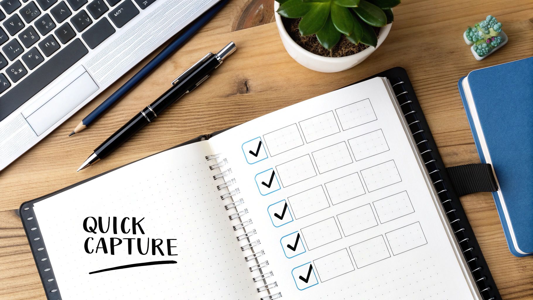 Bullet Journal Meeting Notes Template