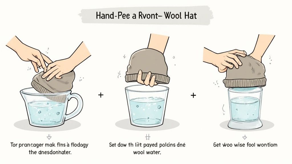 Deep Cleaning Wool Hats