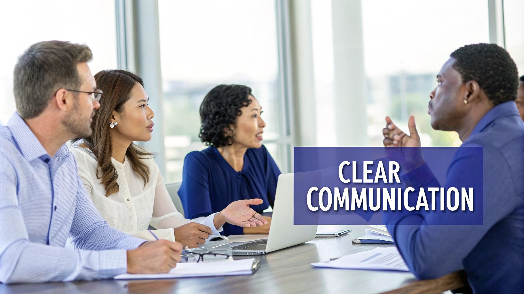 Strategies for clear and efficient team communication.