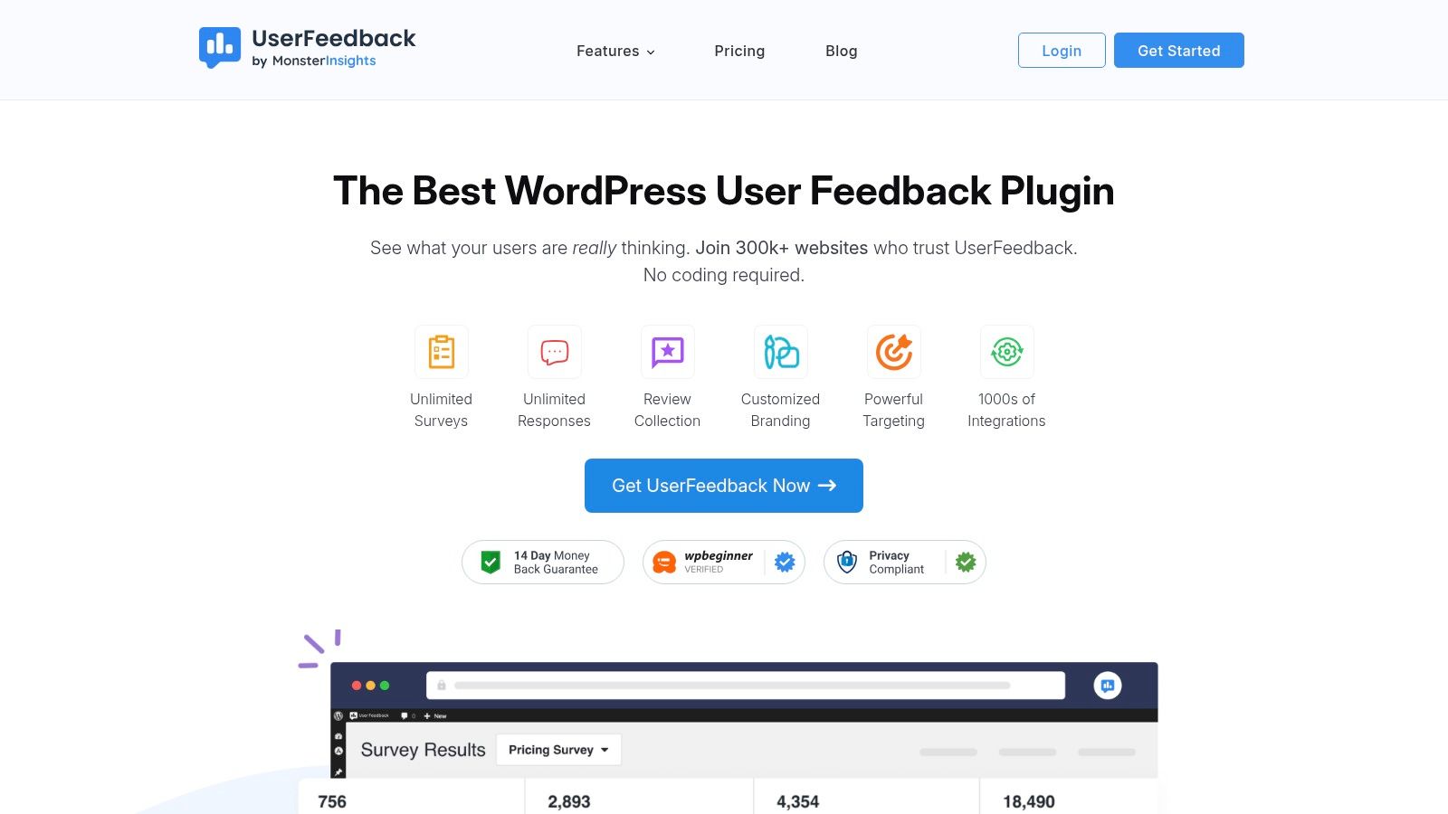 UserFeedback by MonsterInsights