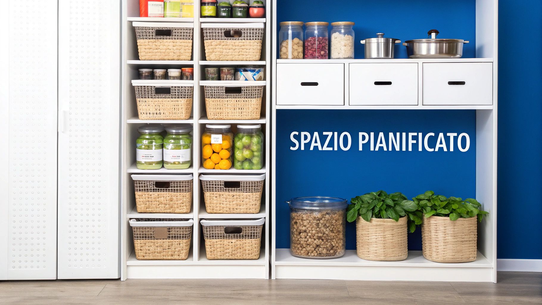 Dispensa organizzata