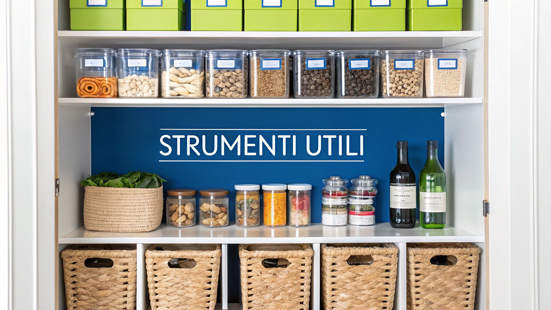 Dispensa organizzata